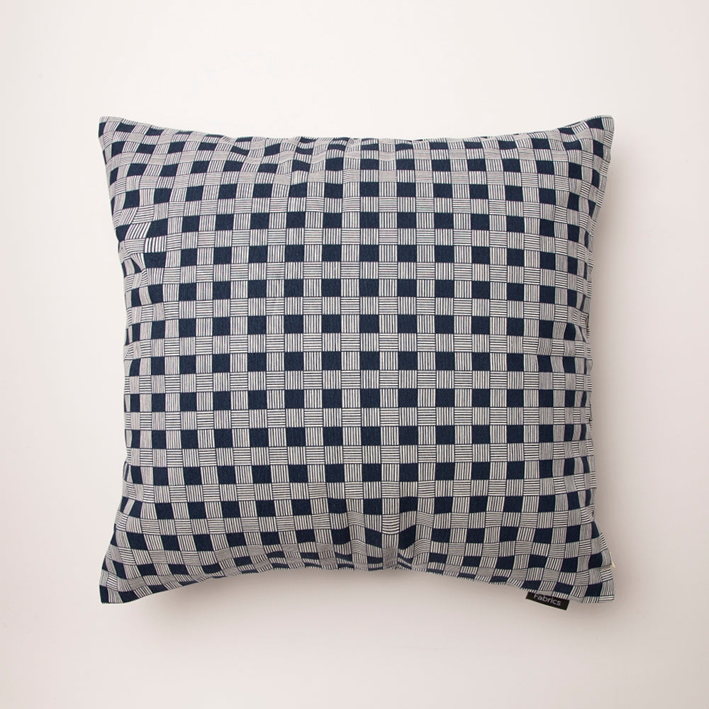 Cojín Outdoor Cuadritos 45x45cm Azul