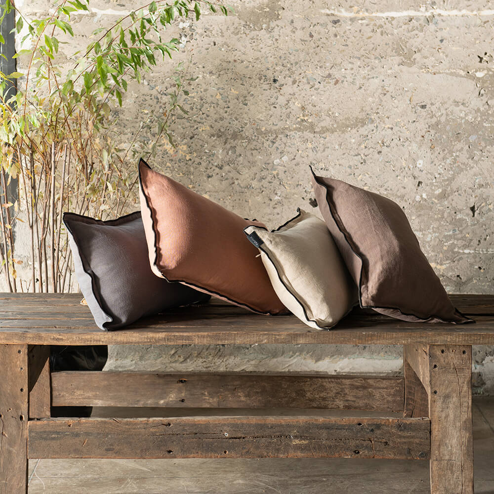 Cojín Lino Cloe 30x50cm Marengo