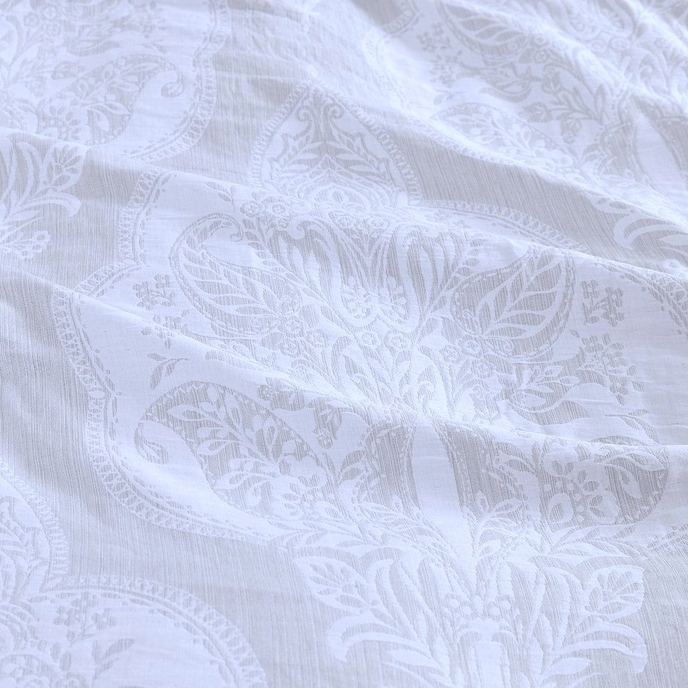 Funda Plumón Jacquard Super King Perla