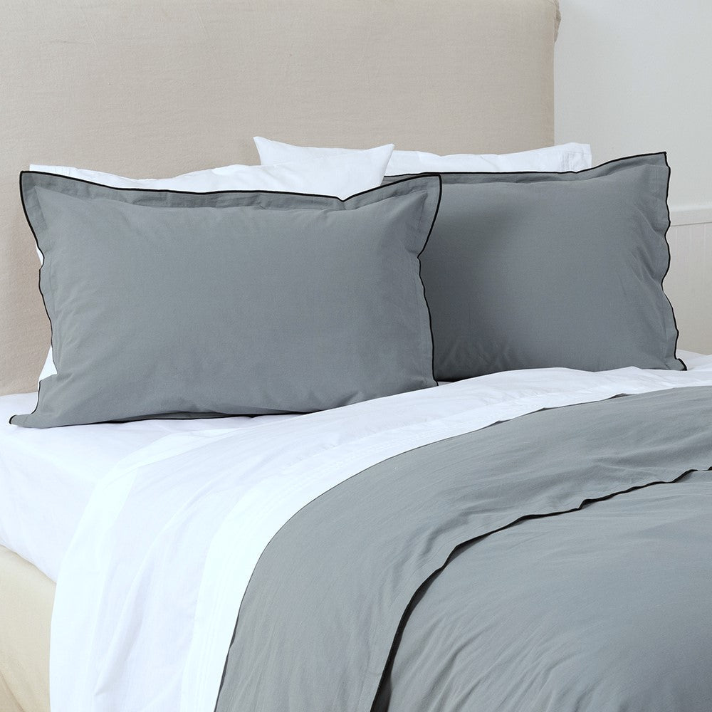 Funda Plumón Frame Super King Petróleo