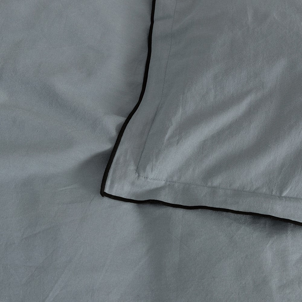 Funda Plumón Frame 1.5 Plazas Petróleo