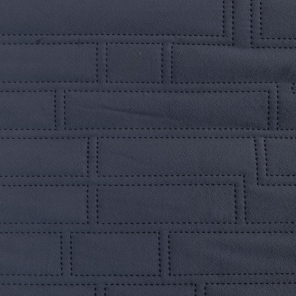 Cubrecama Quilt Velvet Sherpa Bricks King Marengo