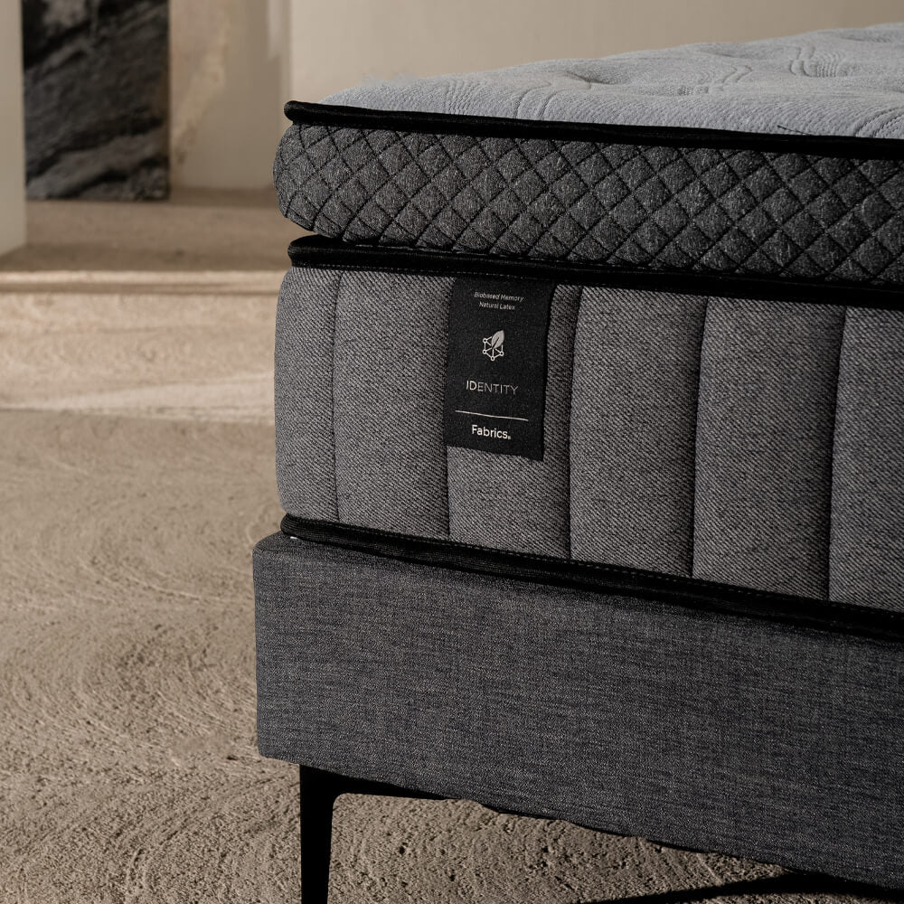 Cama Identity King 180x200cm Gris