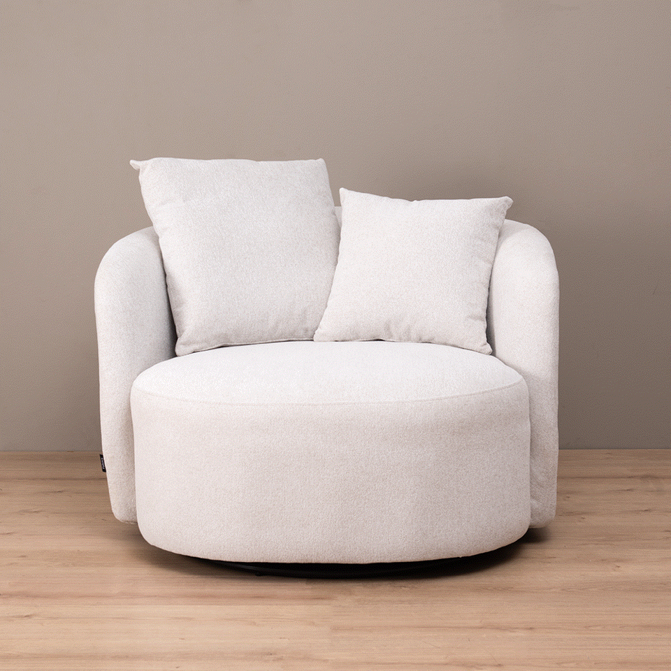 Poltrona Giratoria Amulet Cruda