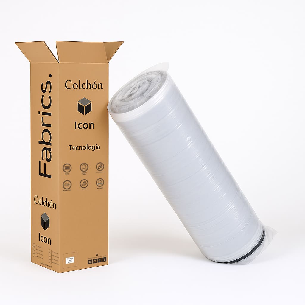 Cama Icon 1 Plaza 90x200cm Taupe