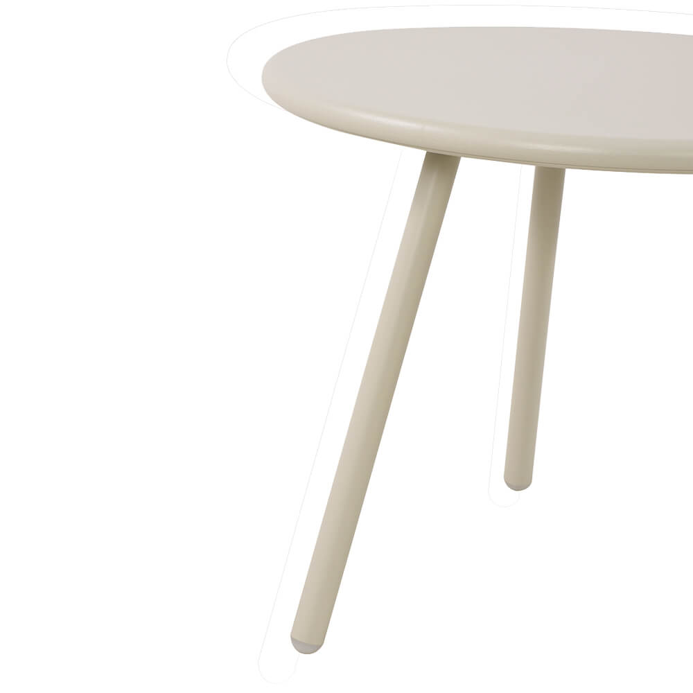 Mesa Terraza Girare 50x42cm Gris Claro