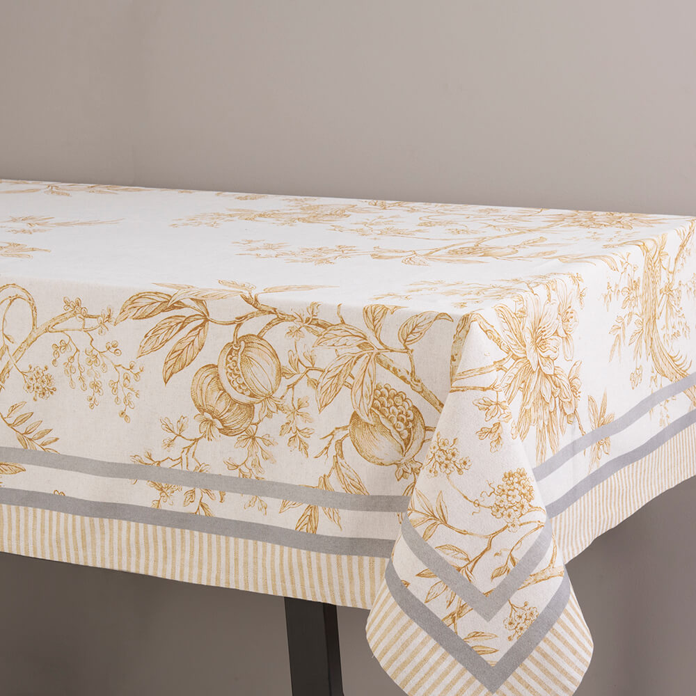 Mantel Lino Antimanchas Manacor Amarillo