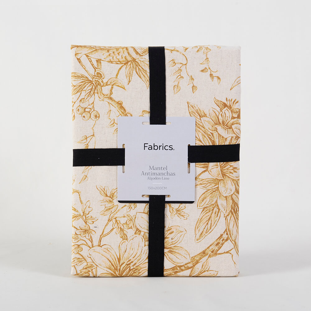 Mantel Lino Antimanchas Manacor Amarillo