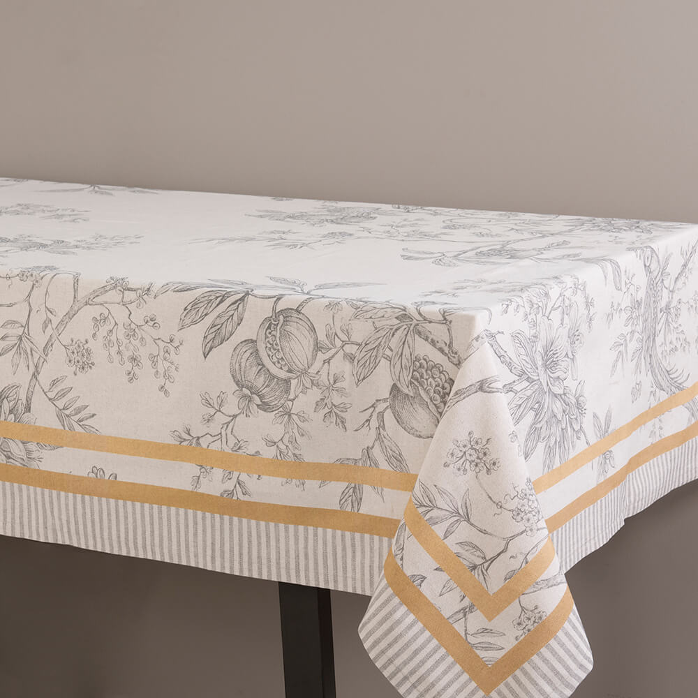 Mantel Lino Antimanchas Manacor Gris