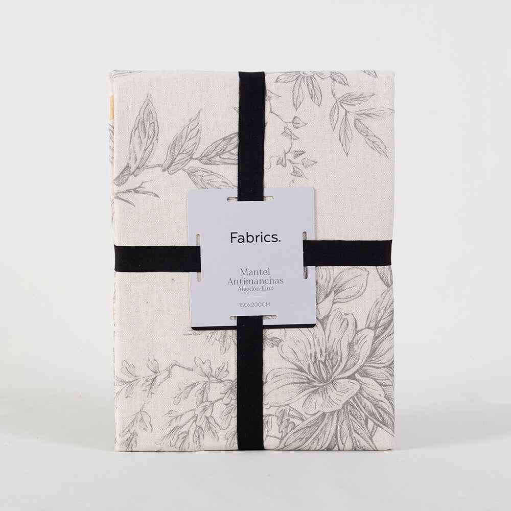 Mantel Lino Antimanchas Manacor Gris
