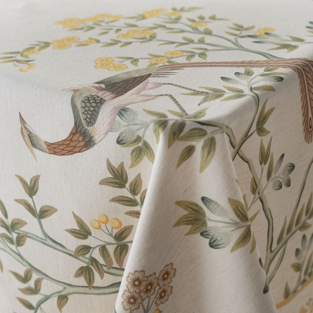 Mantel Lino  Aquitania Greca Verde