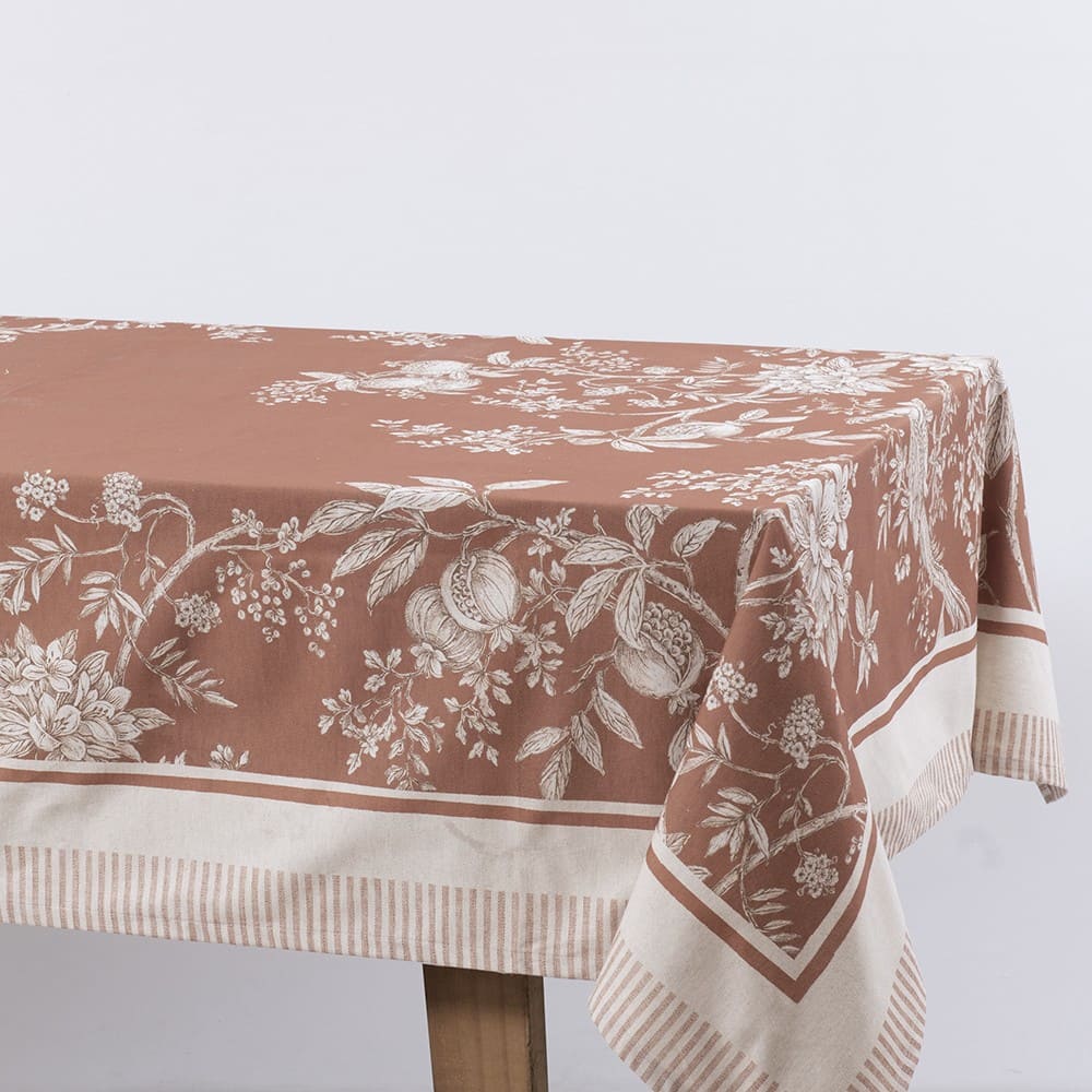 Mantel Lino Manacor Terracota