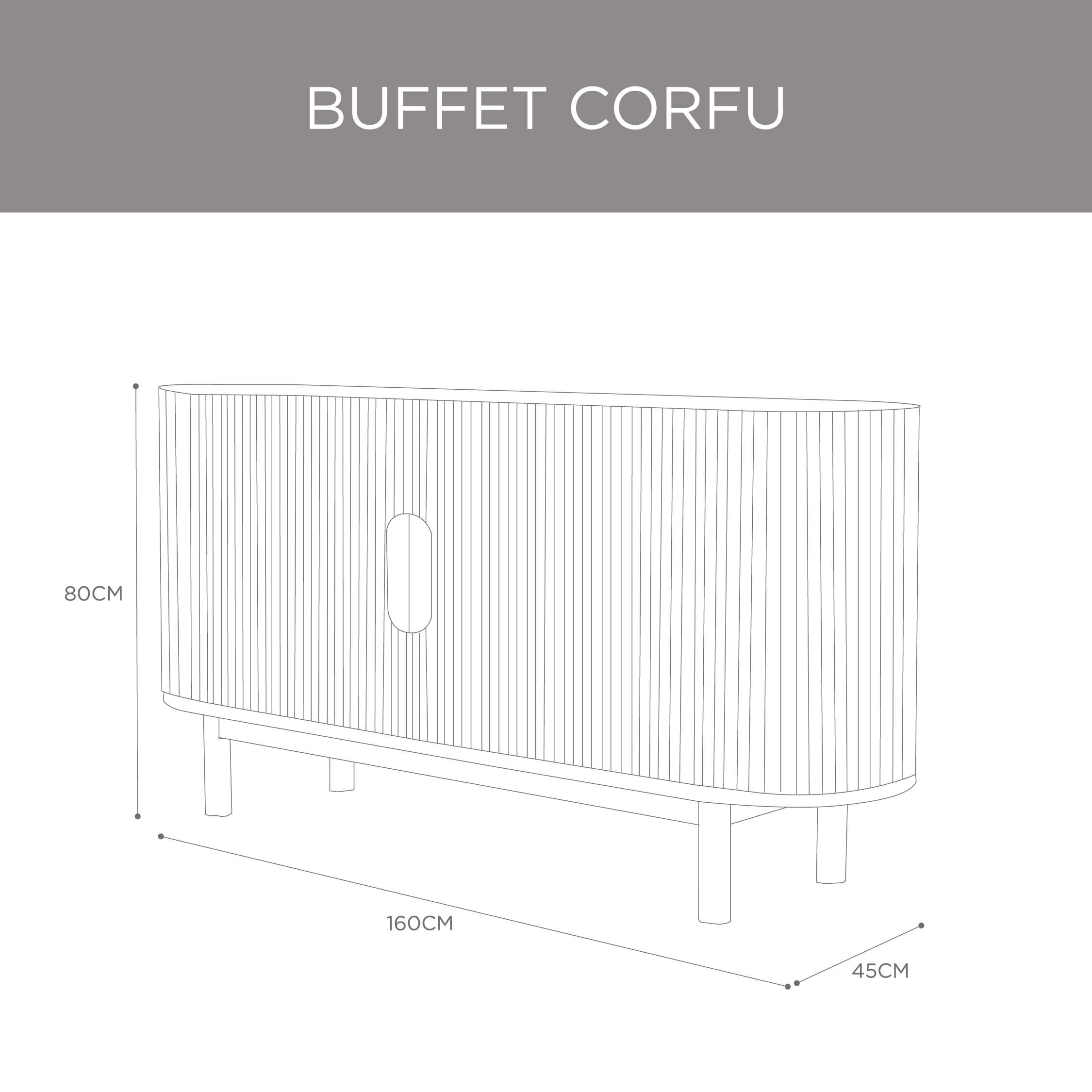 Buffet Corfu Blanco