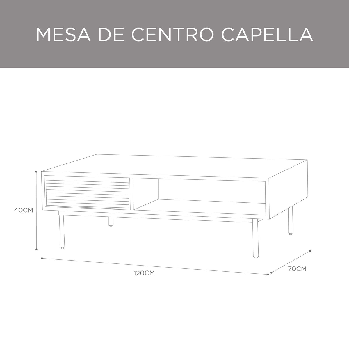 Mesa de Centro Capella