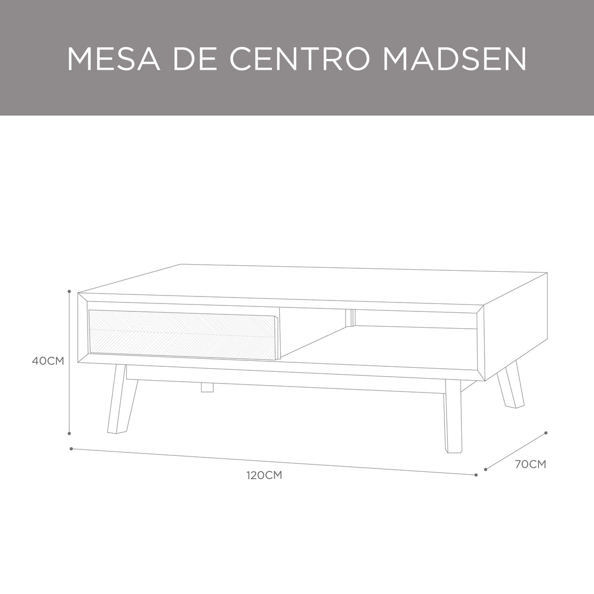 Mesa de Centro Madsen