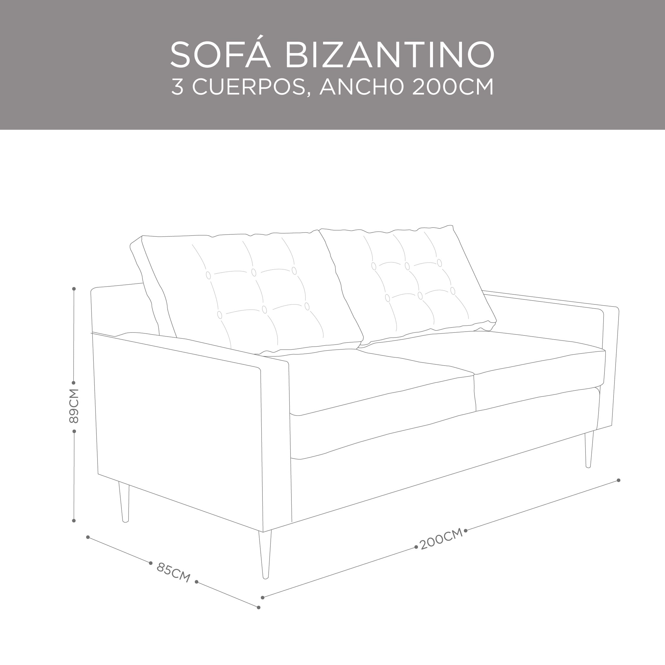 Sofá Bizantino Beige