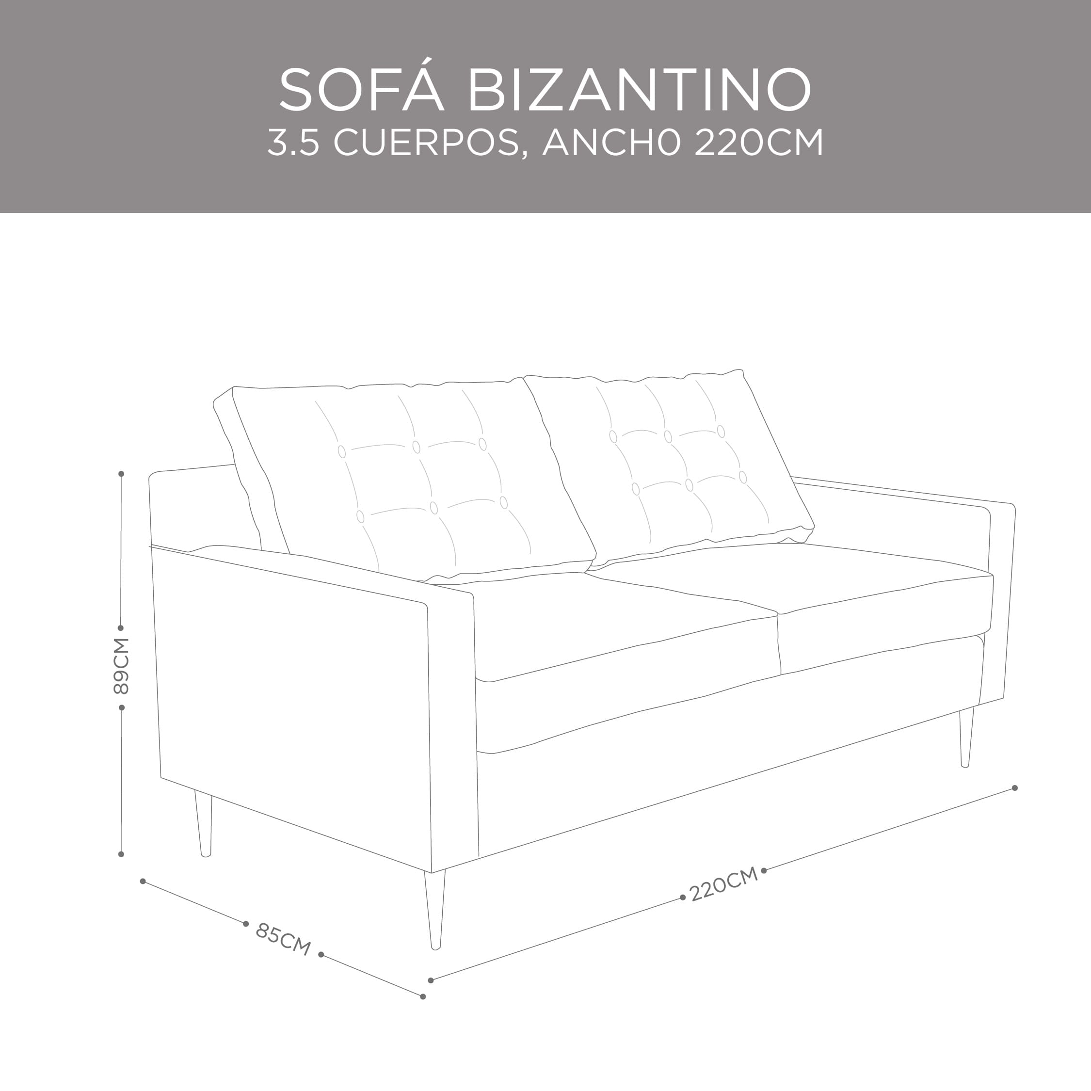 Sofá Bizantino Beige