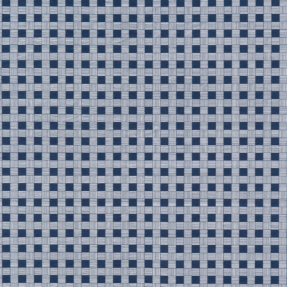 Tela Outdoor Cuadritos Azul