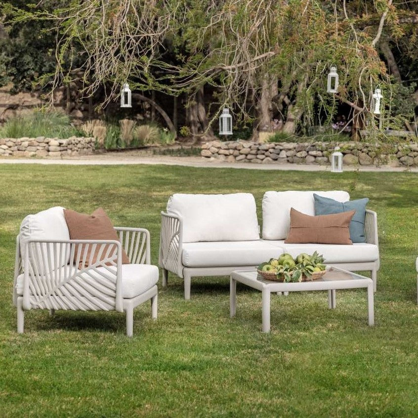 Set Terraza Foglio 4 Piezas Gris Claro