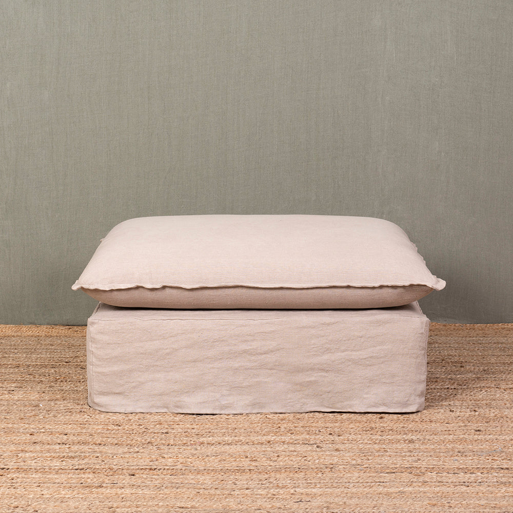 Pouff Dominga Lino Natural