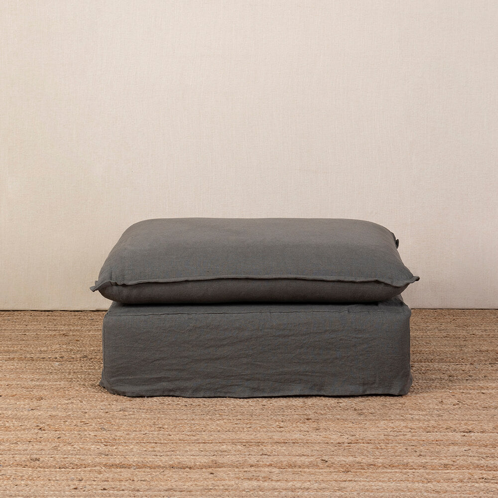 Pouff Dominga Lino Gris