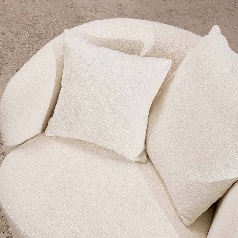 Poltrona Giratoria Amulet Blanca