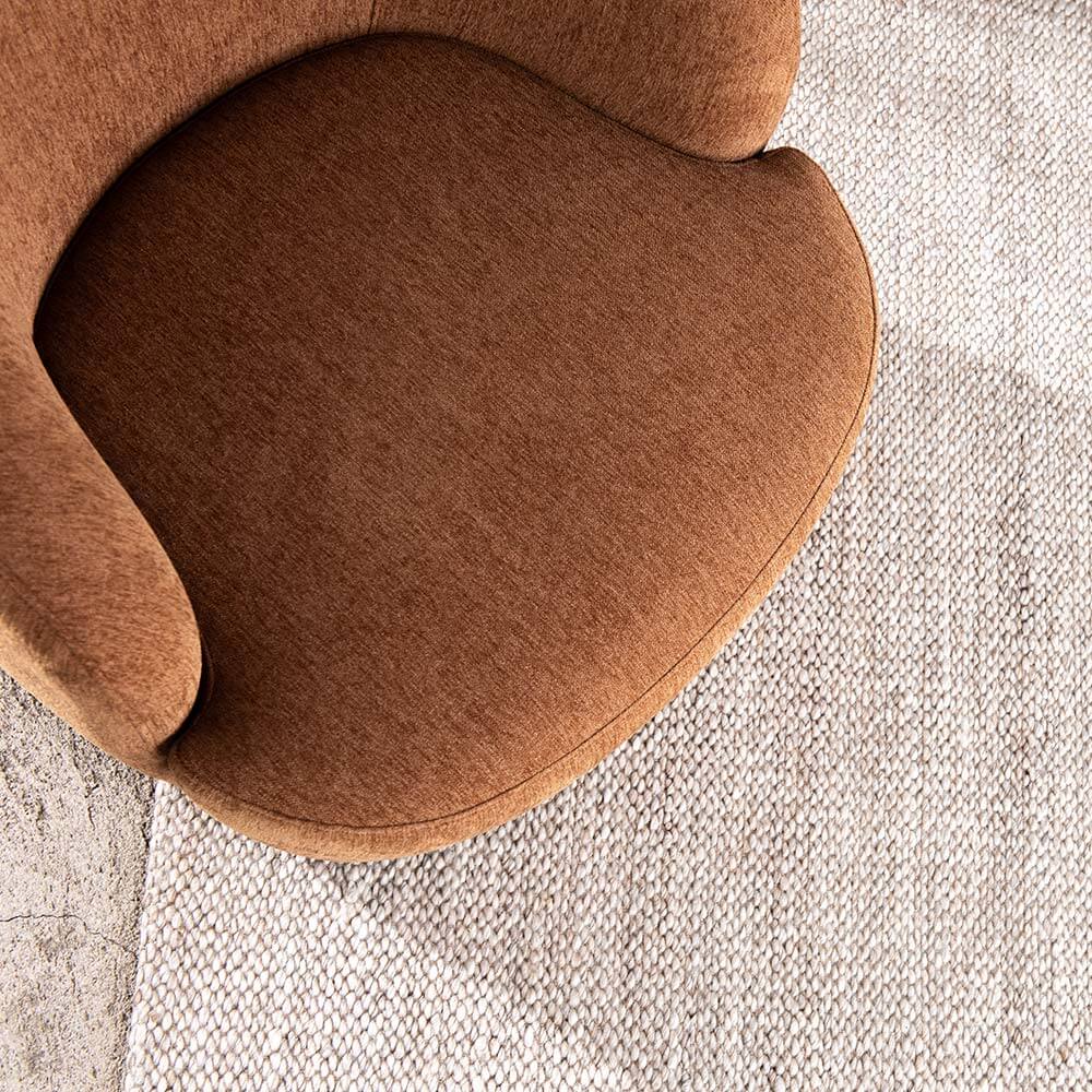 Poltrona Giratoria Caprice Camel