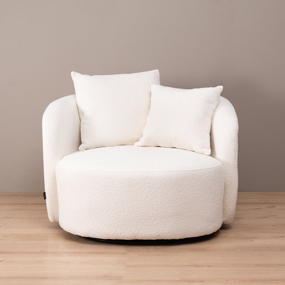Poltrona Giratoria Amulet Blanca