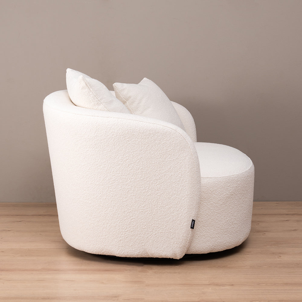 Poltrona Giratoria Amulet Blanca