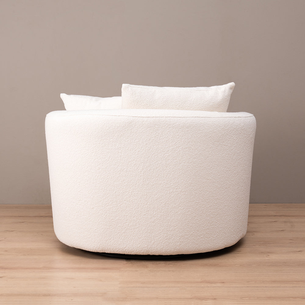 Poltrona Giratoria Amulet Blanca