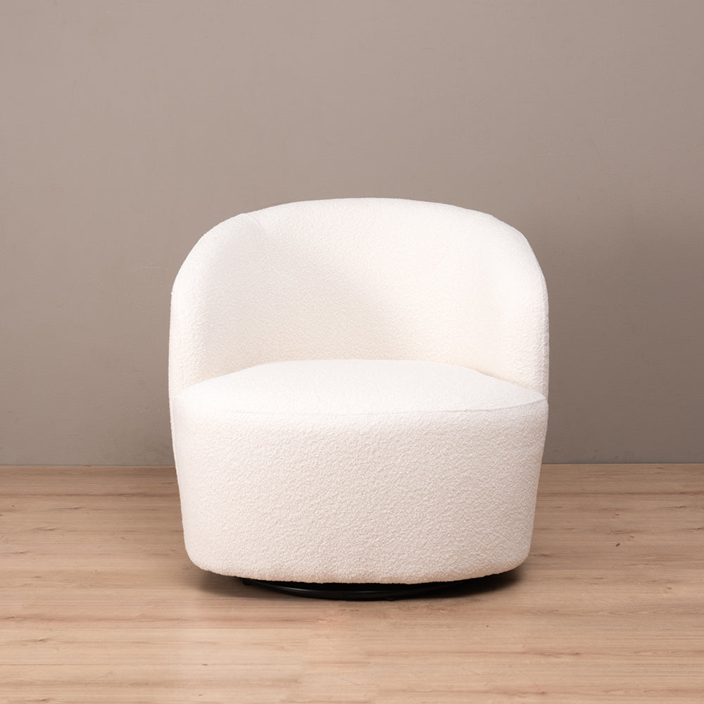 Poltrona Giratoria Caprice Blanca