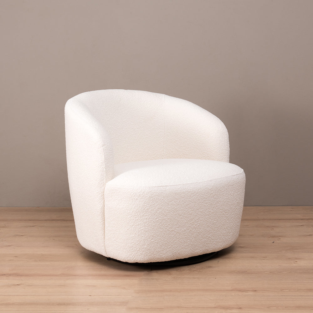 Poltrona Giratoria Caprice Blanca