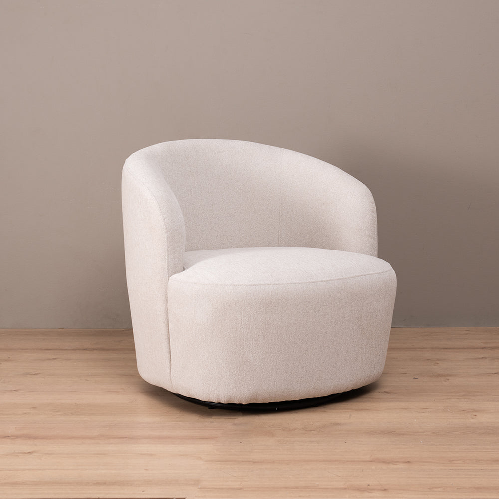 Poltrona Giratoria Caprice Cruda