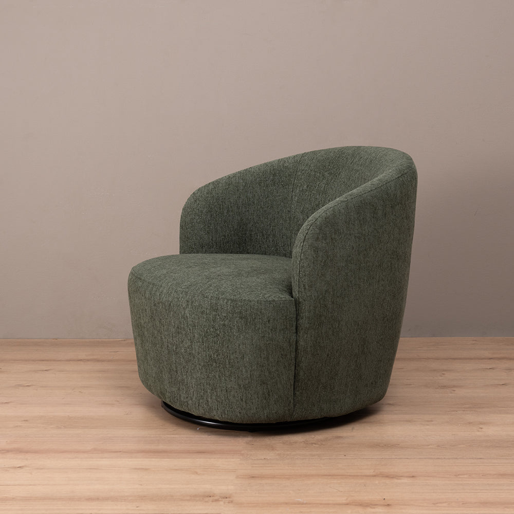 Poltrona Giratoria Caprice Verde
