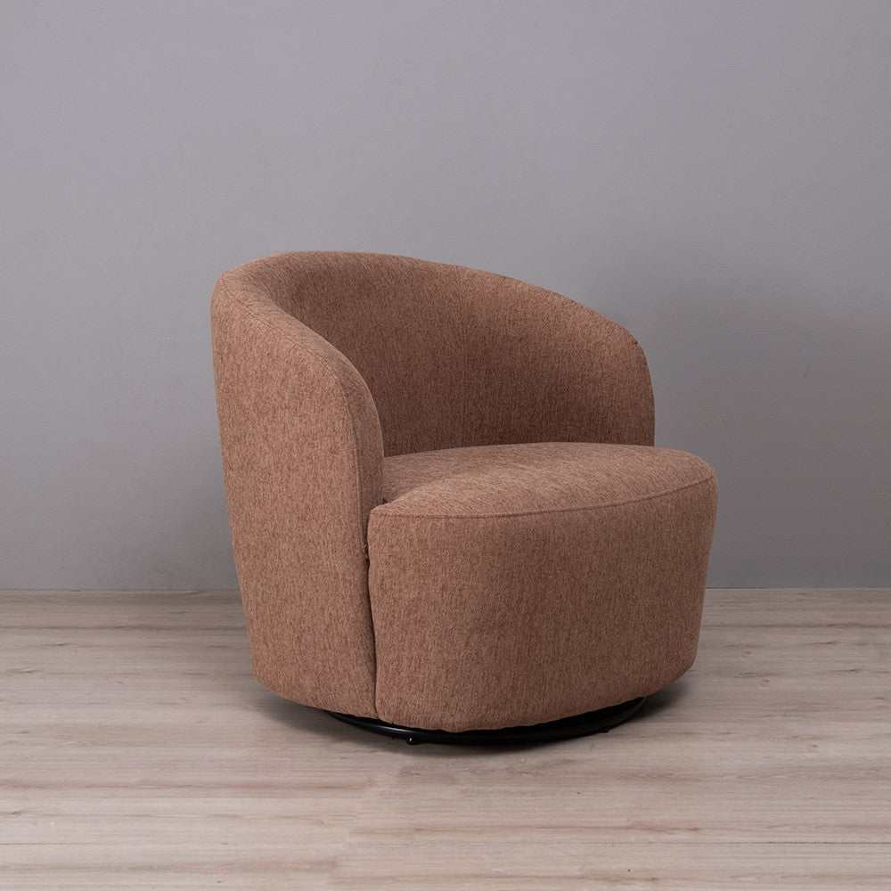 Poltrona Giratoria Caprice Camel