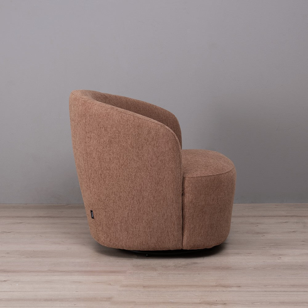 Poltrona Giratoria Caprice Camel