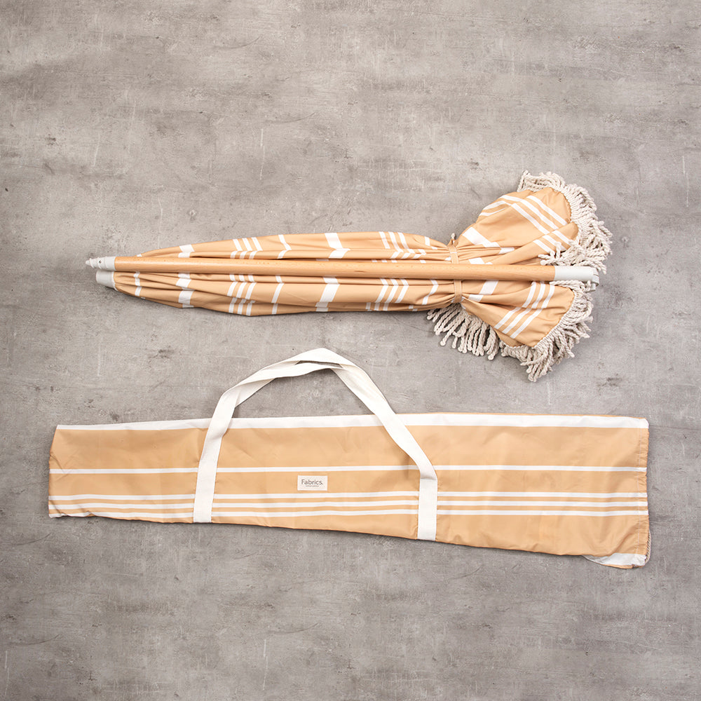 Quitasol Amalfi Rayas Ocre