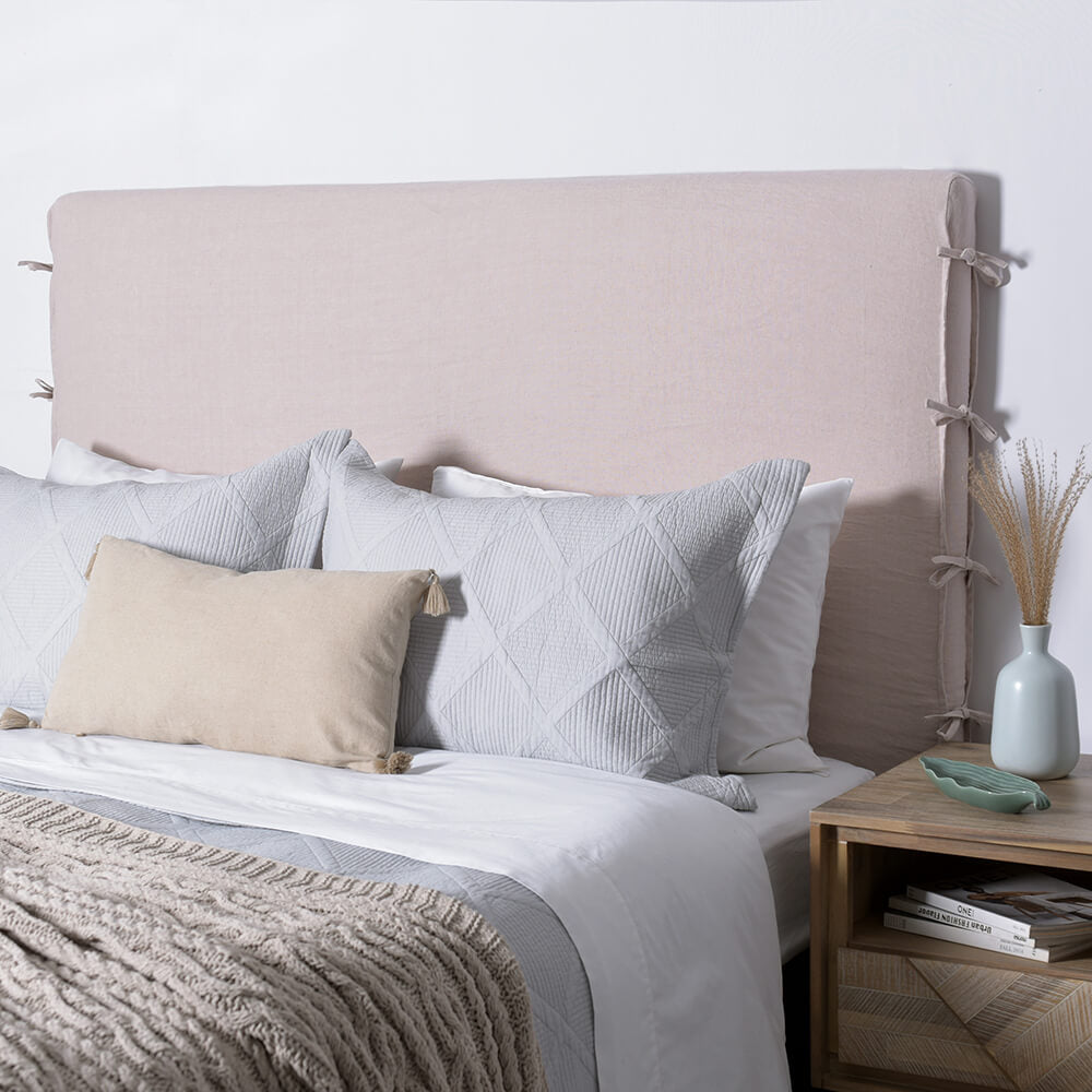 Respaldo Funda Lino Amarras Beige