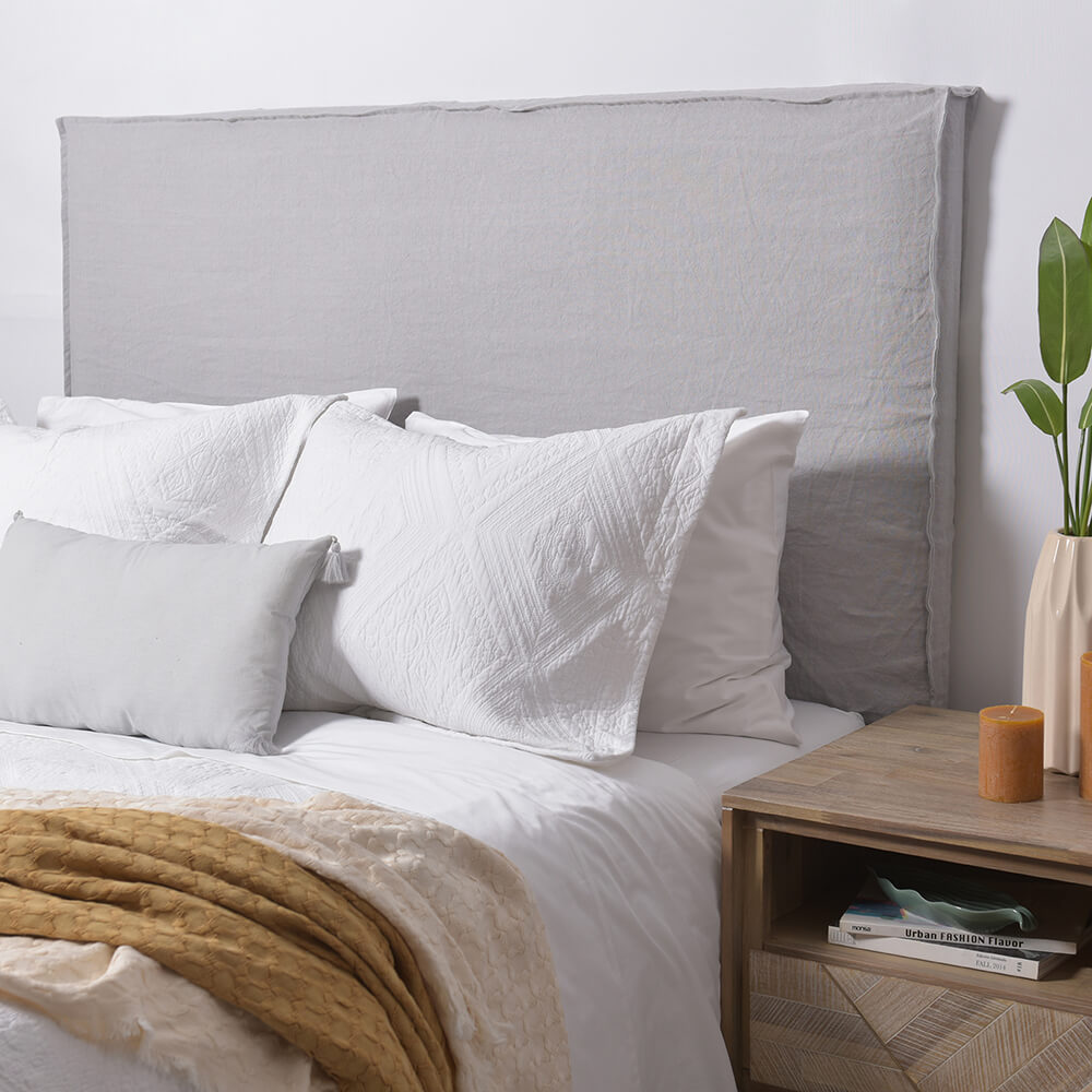 Respaldo Funda Lino Fuelle Perla