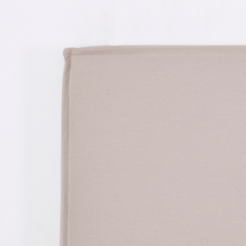 Respaldo Funda Algodón Fuelle Taupe