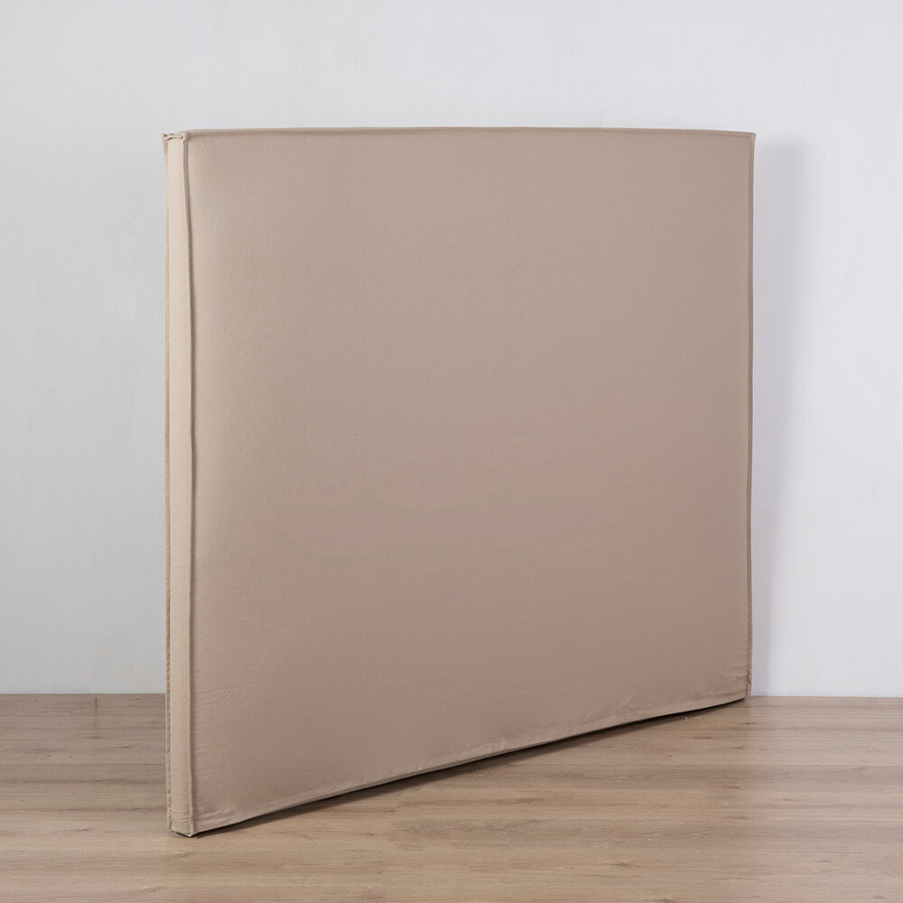 Funda Respaldo Algodón Fuelle Visón