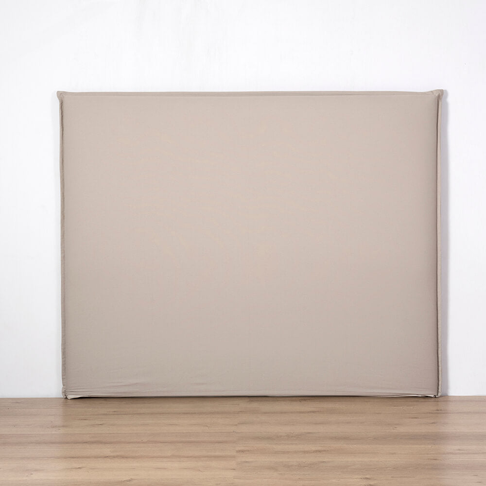 Respaldo Funda Algodón Pestaña Taupe
