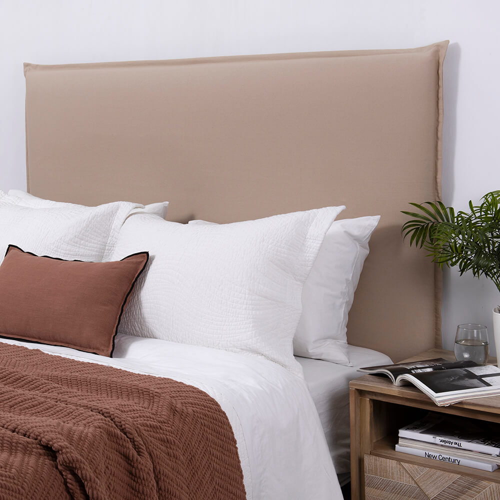 Funda Respaldo Algodón Pestaña Visón