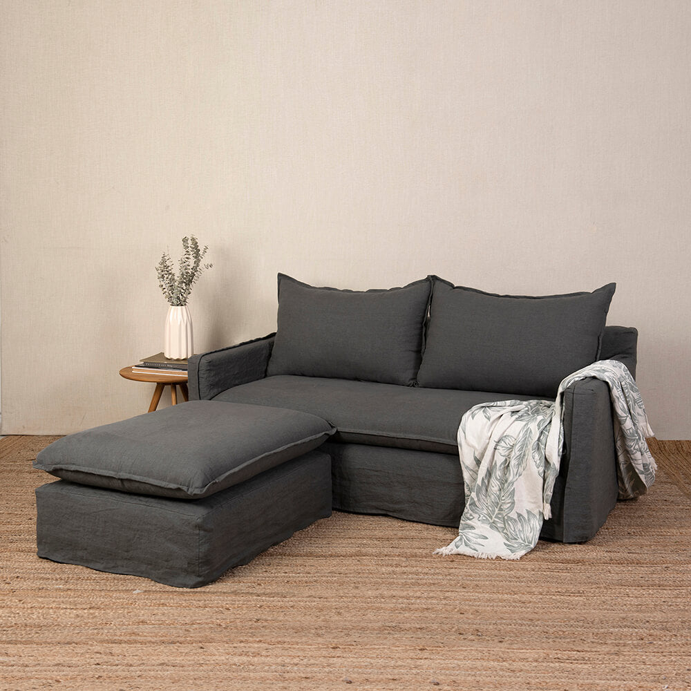 Pouff Dominga Lino Gris