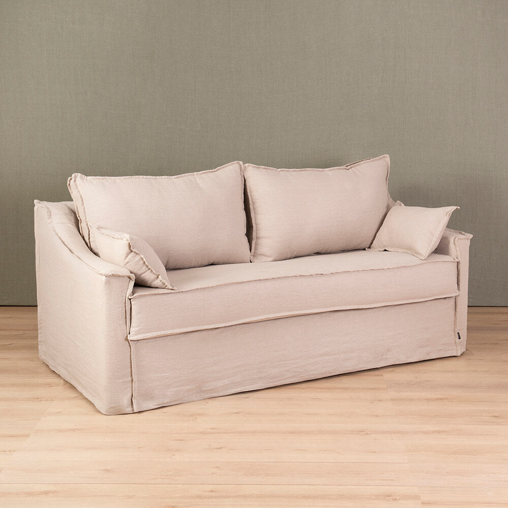 Sofá Francés Lino Natural