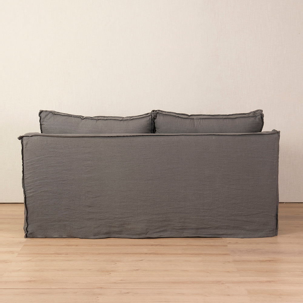 Sofá Francés Lino Gris