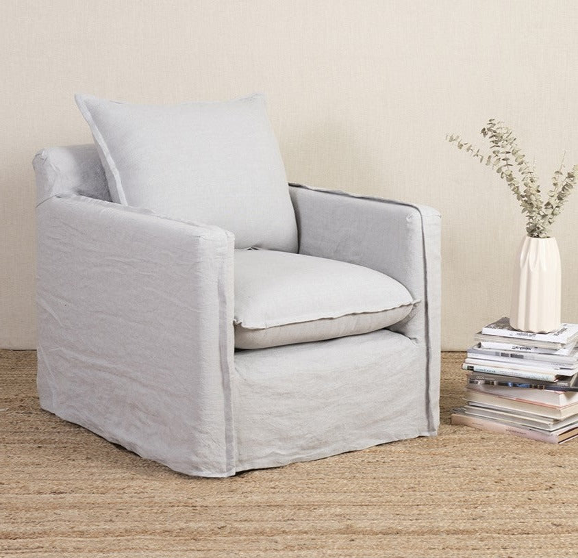 Sillón Dominga Lino Perla