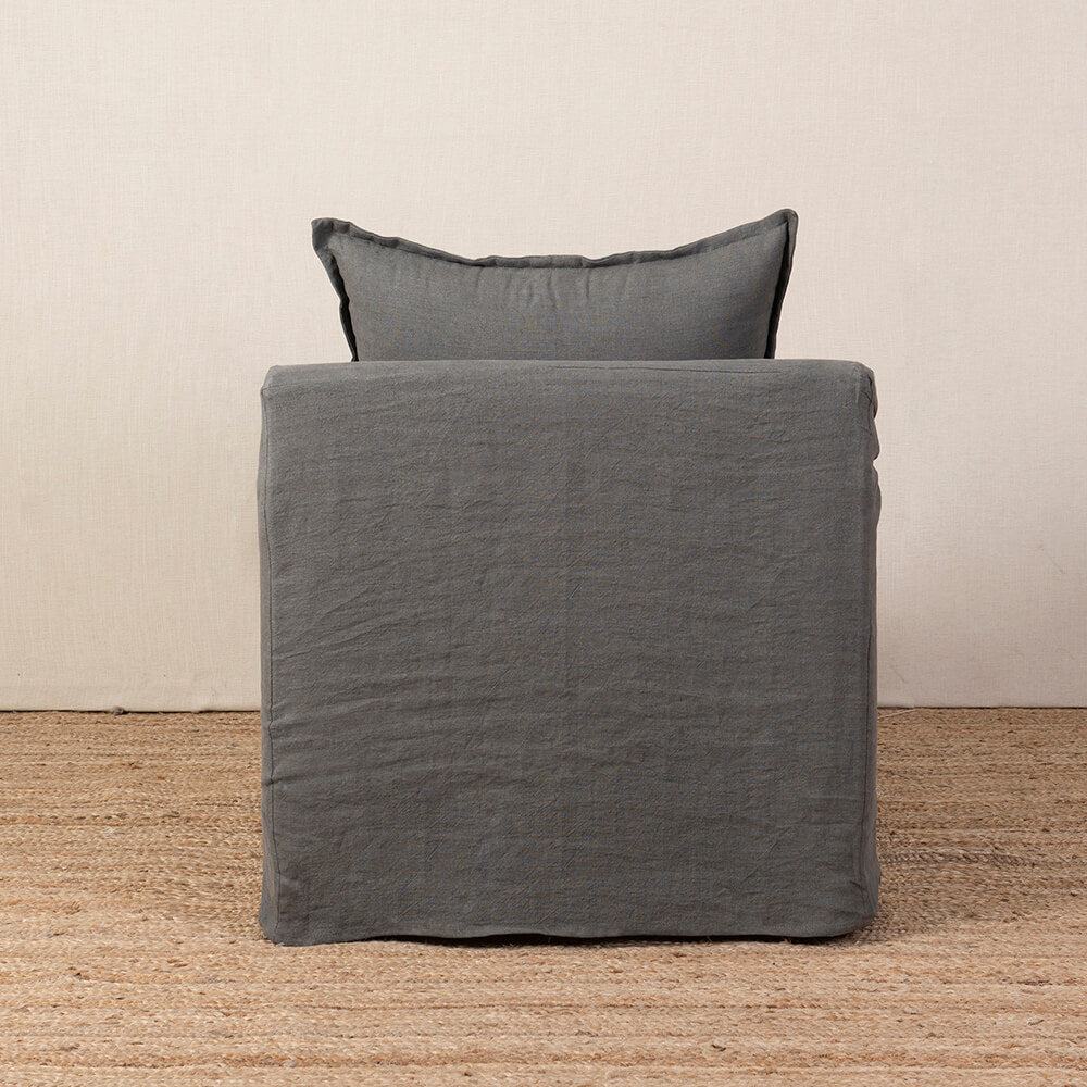 Sillón Dominga Lino Gris
