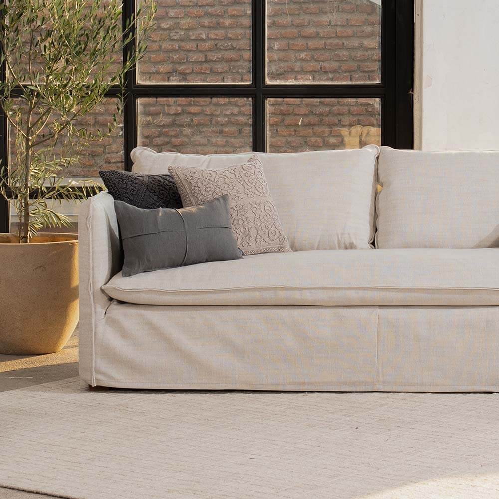 Sofá Lash 220cm Crudo