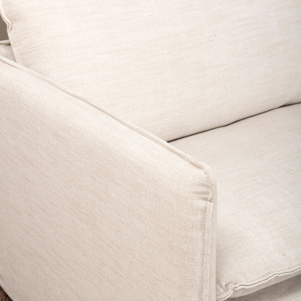 Sofá Lash 220cm Crudo